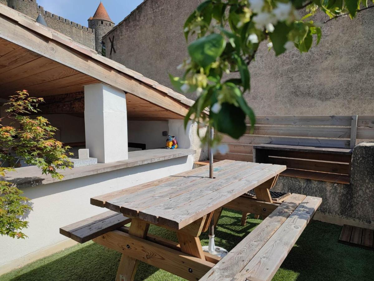 Villa La Terrasse Du Temps Jadis Carcasona Exterior foto